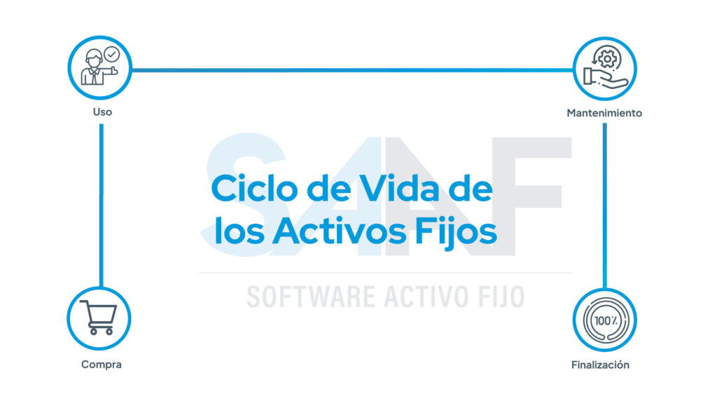 gráfica de proceso del ciclo de vida de los activos, resumida